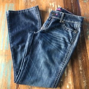 Cute Wrangler Bootcut Jeans size 7/8 x 32 EUC